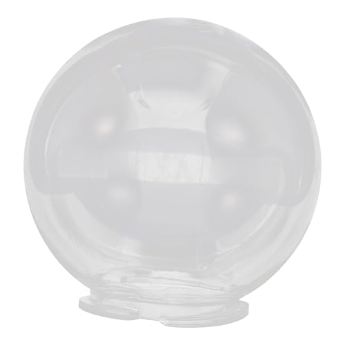 ELAYARD Wasserdichter Transparenter Lampenschirm aus Kunststoff Kugelförmiger Outdoor Lichtschutz Schützende Lampenabdeckung für Garten Straßen Landschaftsleuchten von ELAYARD