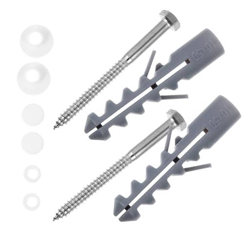 ELAYARD Wc sitz Befestigungsschrauben Montagebolzen für Toilettensitz Ersatz Robuste Toilette Schrauben mit Hoher Stabilität Einfache Installation Kompatibel mit Standard Wc sitzen von ELAYARD