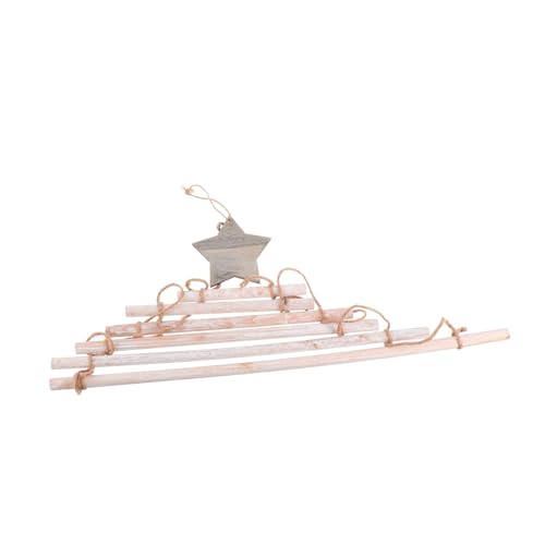 ELAYARD Weihnachtsbaum Leiter Wanddeko aus Natürlichem Holz Stabile Hängende Leiter für Kreative Christbaumschmuck Organisation zum Dekorieren mit Zapfen und Beeren Praktische ELAYARD Weihnachtsbaum Leiter Wanddeko aus Natürlichem Holz Stabile Hängende Leiter für Kreative Christbaumschmuck Organisation zum Dekorieren mit Zapfen und Beeren Praktische von ELAYARD