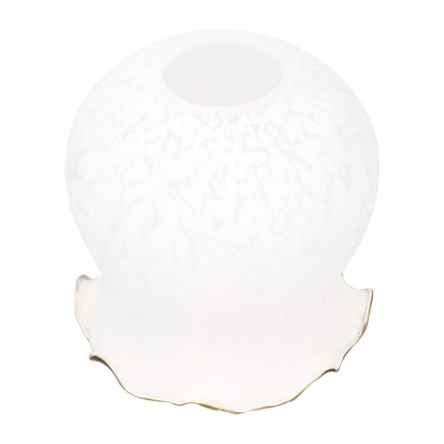 ELAYARD Weißer Glasschirm für Decken Wandleuchte Langlebiger Lampenschirm aus Glas Staubschützend Dekorativ Ersatz für Zuhause und Büro Geeignet für Leuchten ELAYARD Weißer Glasschirm für Decken Wandleuchte Langlebiger Lampenschirm aus Glas Staubschützend Dekorativ Ersatz für Zuhause und Büro Geeignet für Leuchten von ELAYARD