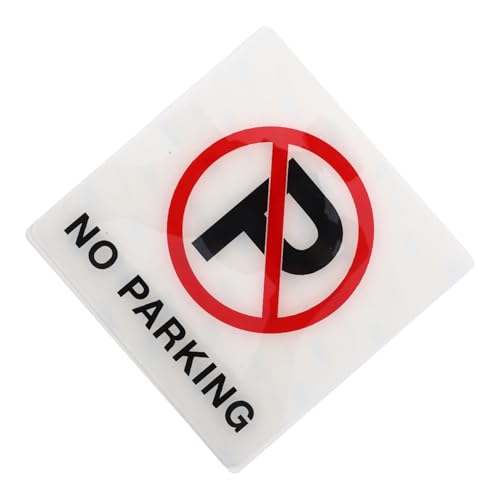 ELAYARD Wetterfestes Acryl Warnschild Parken Verboten Selbstklebendes Verkehrsschild für Privatgrundstück Garten Einfache Anbringung Robust Langlebig von ELAYARD