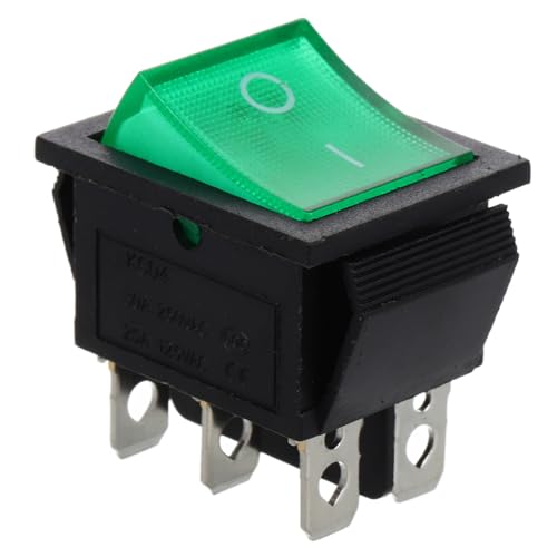 ELAYARD Wippschalter Ein aus Boot Kippschalter mit Beleuchtung Grün Hochleistungs schalter für Maschinen Anwendungen ELAYARD Wippschalter Ein aus Boot Kippschalter mit Beleuchtung Grün Hochleistungs schalter für Maschinen Anwendungen von ELAYARD
