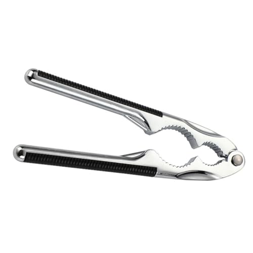 ELAYARD Zinklegierung Walnussknacker Pecan Clamp mit Rutschfestem Griff Praktischer Handlicher Nussöffner für Walnüsse Mandeln Haselnüsse Langlebiges Korrosionsbeständiges Küchenwerkzeug von ELAYARD