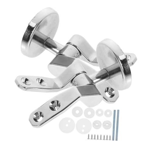 ELAYARD Zinklegierung Wc Sitz Scharniere Ersatzset mit Schrauben Soft close Funktion Einfache Montage Robuste Toilette Deckel Beschläge für Badezimmer Langlebig und Geräuschlos ELAYARD Zinklegierung Wc Sitz Scharniere Ersatzset mit Schrauben Soft close Funktion Einfache Montage Robuste Toilette Deckel Beschläge für Badezimmer Langlebig und Geräuschlos von ELAYARD