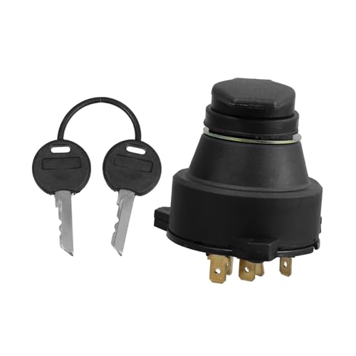 ELAYARD Zündschalter mit Schlüssel für Traktor Robuster Sicherer Starter schalter für Rasentraktor Einfache Installation Langlebiger Mäher Zündschloss Ersatz ELAYARD Zündschalter mit Schlüssel für Traktor Robuster Sicherer Starter schalter für Rasentraktor Einfache Installation Langlebiger Mäher Zündschloss Ersatz von ELAYARD