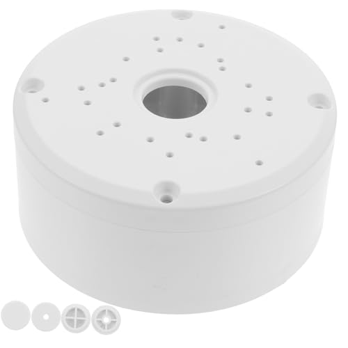 ELAYARD wasserdichte Kabelabdeckung Kunststoff Außeneinsatz Anschlussdose Schutzbox für Verlängerungskabel und Kabelverbindungen Staub Stoßfest Geeignet für Wand Deckenmontage von ELAYARD