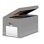 ELBA Archivbox Grau Wellpappe 45 x 34,5 x 35 cm 10 Stück von ELBA