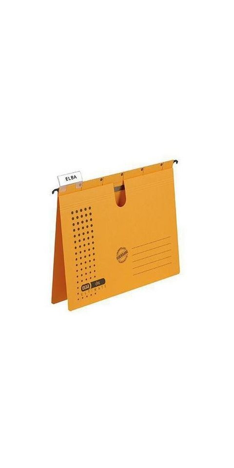 ELBA Hängeregistereinsatz Hängehefter chic® ULTIMATE® DIN A4 240g/m² Karton gelb 5 St./Pack. von ELBA