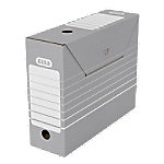 ELBA Tric Archivbox Grau 9,5 x 26,5 x 34 cm Wellpappe 50 Stück von ELBA