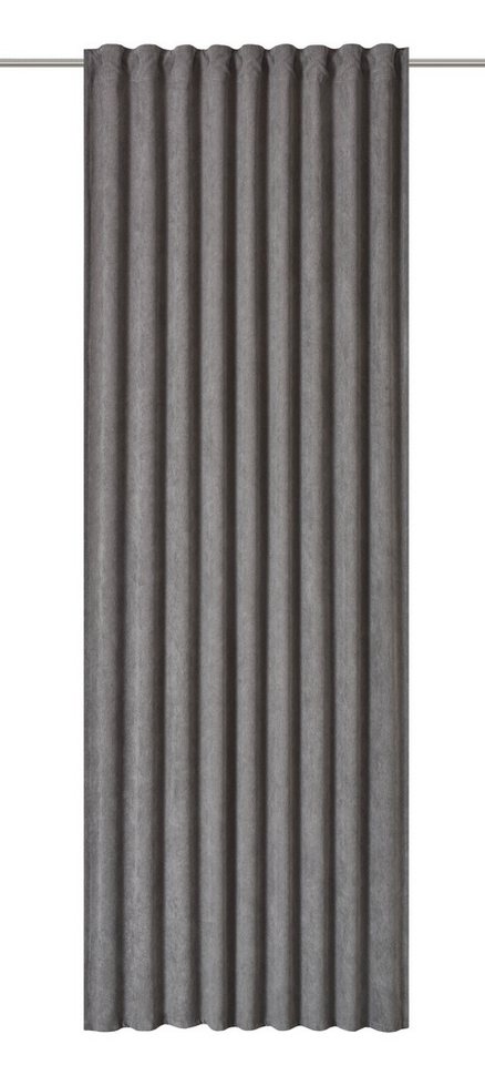 ELBERSDRUCKE Vorhang Vorhang mit verdeckte Schlaufen Cord grau 255x140cm, Multifunktionsband, blickdicht ELBERSDRUCKE Vorhang Vorhang mit verdeckte Schlaufen Cord grau 255x140cm, Multifunktionsband, blickdicht von ELBERSDRUCKE