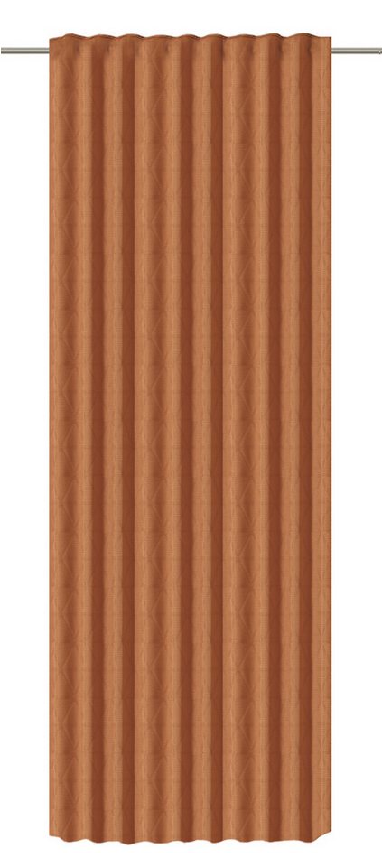 ELBERSDRUCKE Vorhang Gardine mit verdeckten Schlaufen Sunny terra blickdicht 255x140cm (1 St), blickdicht ELBERSDRUCKE Vorhang Gardine mit verdeckten Schlaufen Sunny terra blickdicht 255x140cm (1 St), blickdicht von ELBERSDRUCKE