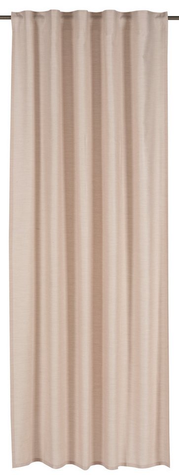 ELBERSDRUCKE Vorhang Vorhang mit verdeckten Schlaufen Clay rosa 255x140cm, Multifunktionsband, blickdicht von ELBERSDRUCKE