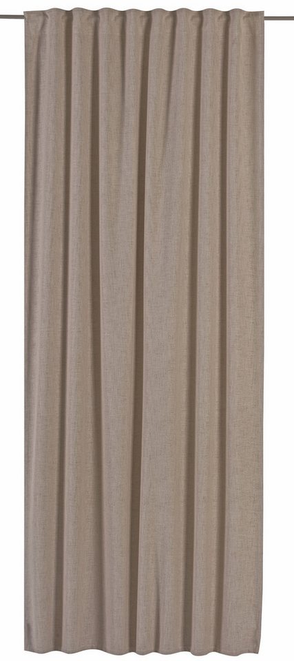 ELBERSDRUCKE Vorhang Vorhang mit verdeckten Schlaufen Sundown beige verdunkelnd 255x135cm (1 St), verdunkelnd, Verdunklungsvorhang von ELBERSDRUCKE