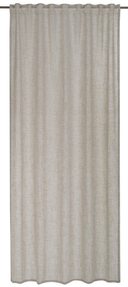 ELBERSDRUCKE Vorhang Vorhang mit verdeckte Schlaufen Emotions beige 255x140cm, Multifunktionsband von ELBERSDRUCKE