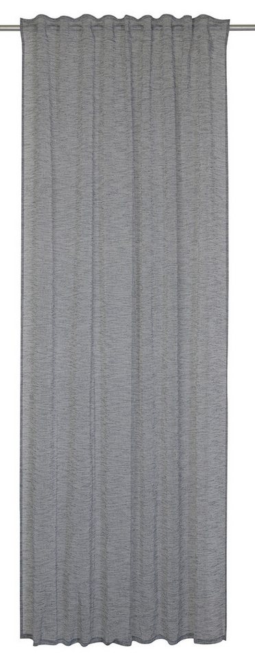 ELBERSDRUCKE Vorhang Vorhang mit verdeckten Schlaufen Liem anthrazit 255x140cm Leinenoptik (1 St), halbtransparent von ELBERSDRUCKE