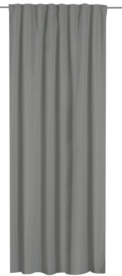 ELBERSDRUCKE Vorhang Vorhang mit verdeckten Schlaufen Sundown grau verdunkelnd 255x135cm (1 St), verdunkelnd, Verdunklungsvorhang von ELBERSDRUCKE