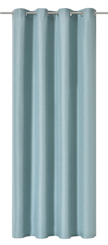 ELBERSDRUCKE Vorhang Ösenschal Lino mint 255x140cm Uni blickdicht, Ösen, blickdicht ELBERSDRUCKE Vorhang Ösenschal Lino mint 255x140cm Uni blickdicht, Ösen, blickdicht von ELBERSDRUCKE
