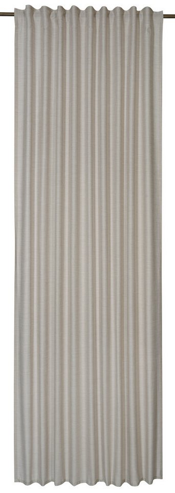 ELBERSDRUCKE Vorhang Vorhang mit verdeckten Schlaufen Clay taupe 255x140cm, Multifunktionsband, blickdicht von ELBERSDRUCKE