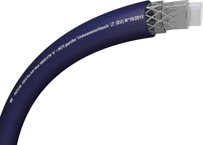 ELC Bewässerungsschlauch Trinkwasserschlauch Profiline-AQUA-Plus-soft 19x3,5mm, 50m Tricoflex von ELC
