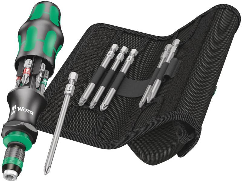 ELC Bit-Set Wera Kraftform Kompakt 20 Tool Finder 2 mit Tasche von ELC