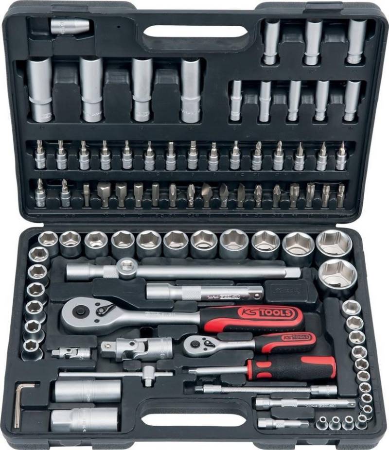 ELC Bit- und Steckschlüsselset KS Steckschl.Garn. 1/4+1/2" 94-tlg. KS von ELC