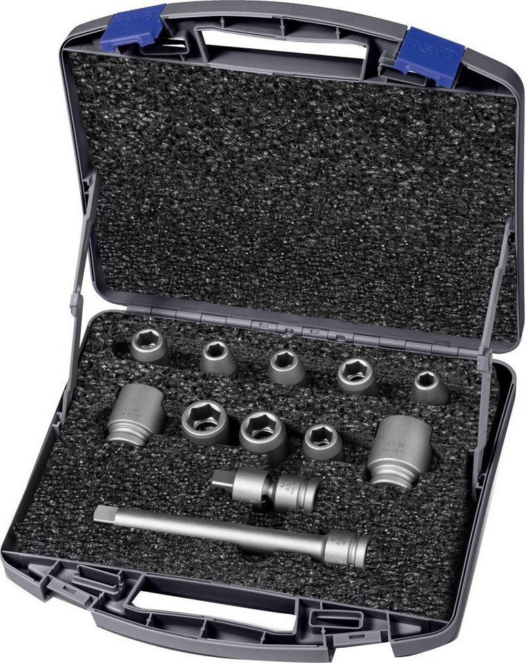 ELC Bit- und Steckschlüsselset Kraft- Steckschlüssel-Satz 1/2" 12-teilig ASW ELC Bit- und Steckschlüsselset Kraft- Steckschlüssel-Satz 1/2" 12-teilig ASW von ELC