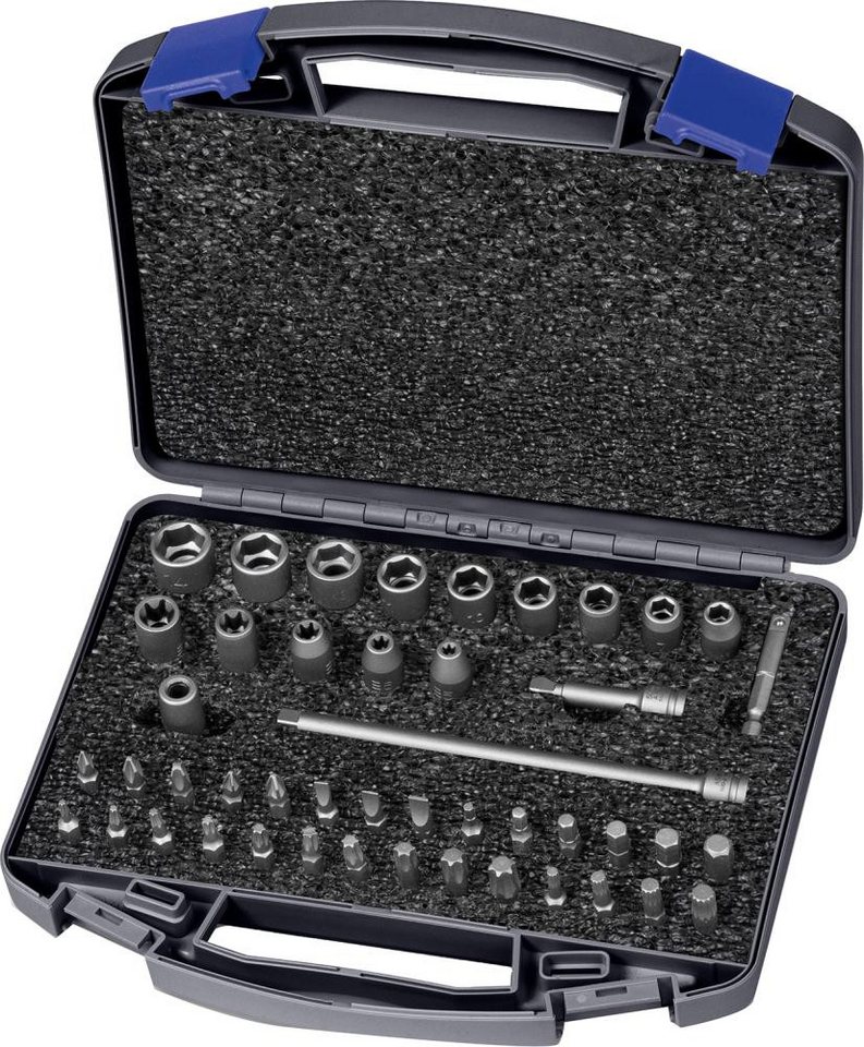 ELC Bit- und Steckschlüsselset Kraft- Steckschlüssel-Satz 1/4" 46-teilig ASW ELC Bit- und Steckschlüsselset Kraft- Steckschlüssel-Satz 1/4" 46-teilig ASW von ELC