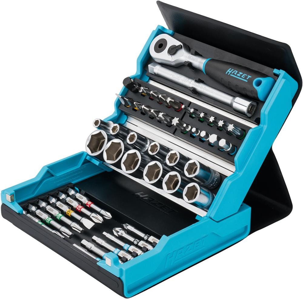 ELC Bit- und Steckschlüsselset Steckschlüssel-Satz 1/4" 2200SC-2 50-teilig im SmartCase Hazet von ELC