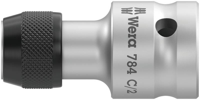 ELC Bit- und Steckschlüsselset Wera 784 C 1/2"-Verbindungsteile mit Wera-Schnellwechselfutter von ELC