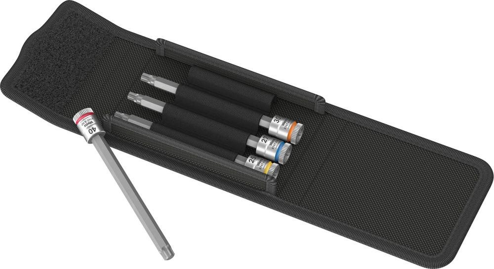 ELC Bit- und Steckschlüsselset Wera 8767 A TORX® HF 1 Zyklop Bitnuss-Satz TORX®, mit 1/4"-Antrieb von ELC