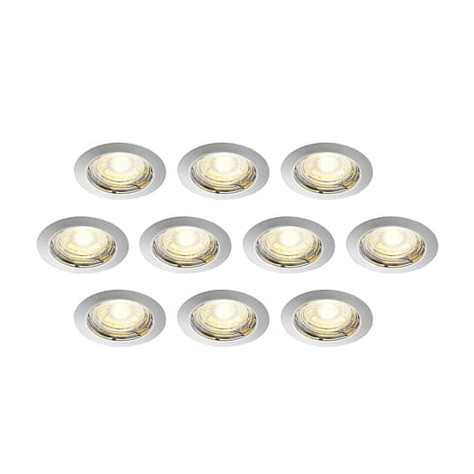 ELC Dakarra Einbau-Downlight 10er-Set Einbauleuchte Deckenlampe Deckenleuchte von ELC