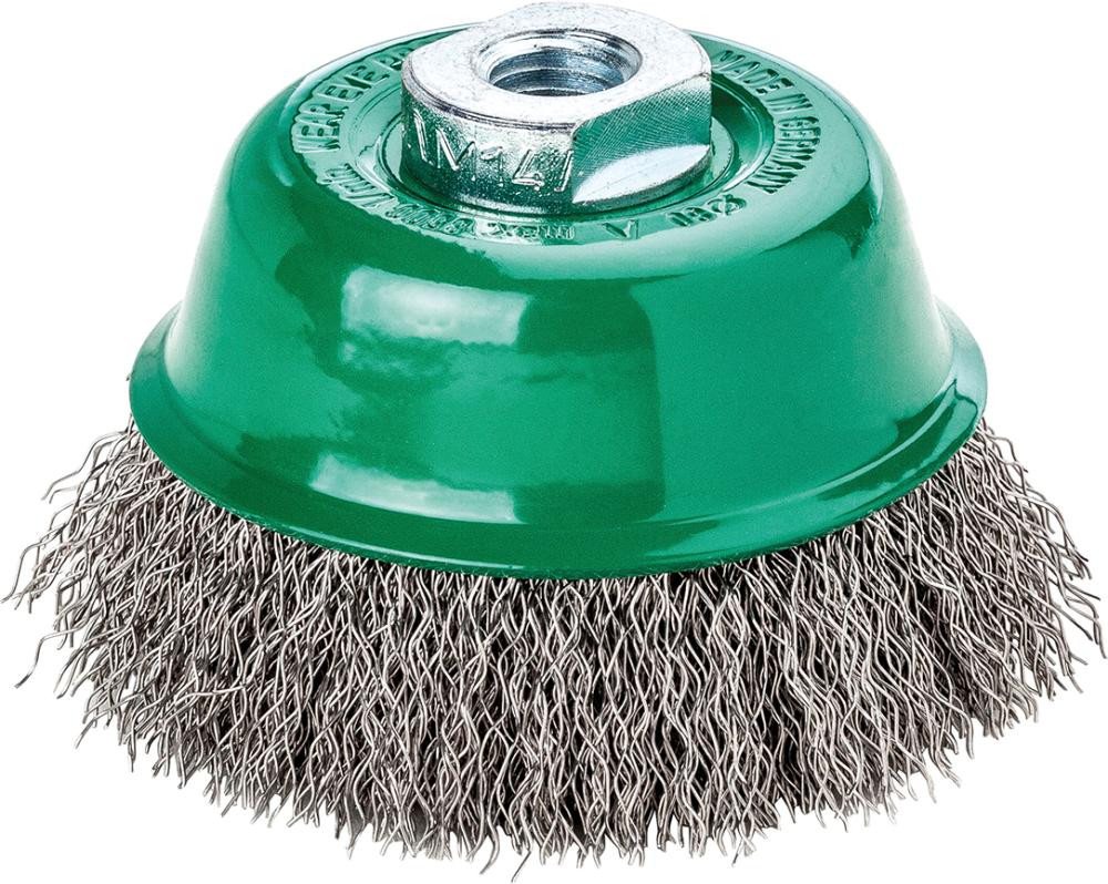 ELC Drahtbürste Topfbürste V4A M14 gewellt 65x0,3mm Lessmann ELC Drahtbürste Topfbürste V4A M14 gewellt 65x0,3mm Lessmann von ELC