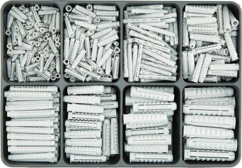 ELC Dübel-Set E-NORM Montagekoffer 48 fischer SX Dübel von ELC