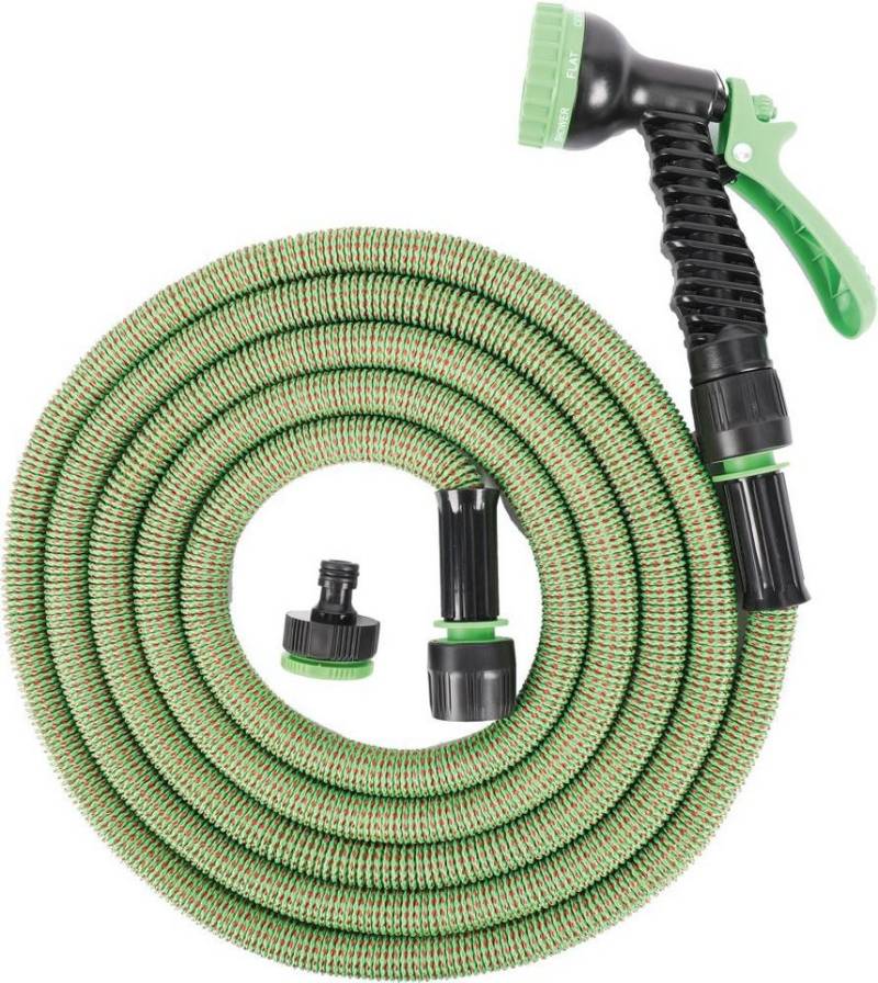 ELC Gartenpflege-Set Gartenschlauch verl. bis 30m Classic Inkl. Armaturen-Set Kunststoff von ELC
