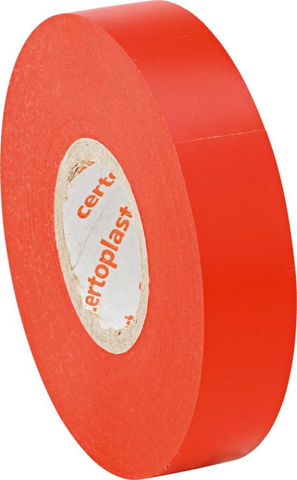 ELC Klebeband Standardisolierband 15 mm / 25m rot von ELC