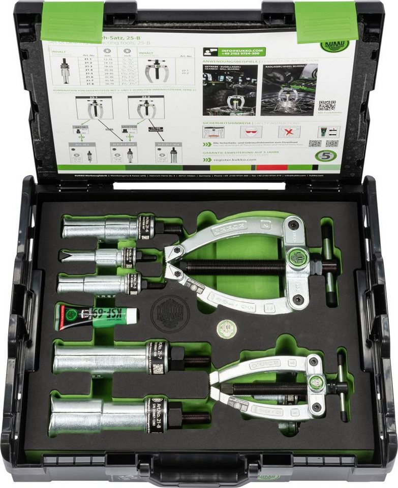 ELC Kugelgelenkabzieher Kukko Innenauszieher-Satz 12-70mm von ELC