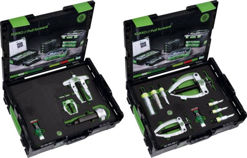 ELC Kugelgelenkabzieher Lager-Ab-/Auszieher-Satz 12-46mm 11-teilig KUKKO von ELC