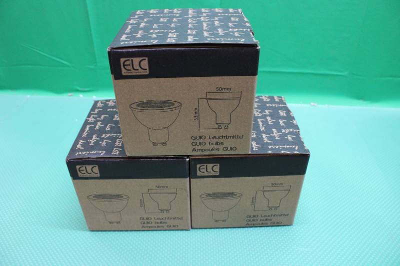 ELC LED-Reflektor GU10 5W Glühbirne Leuchtmittel 30er-Pack 4.000K 36° EEK F von ELC