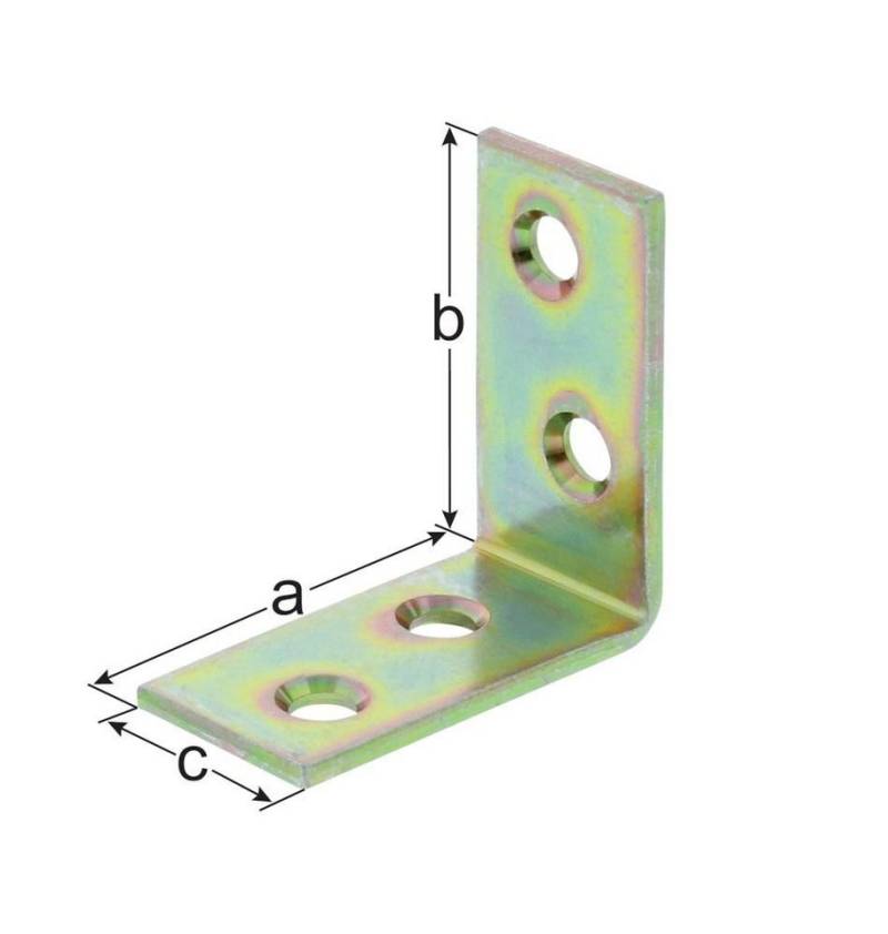 ELC Möbelbeschlag Stuhlwinkel 90x90x19x2 mm von ELC