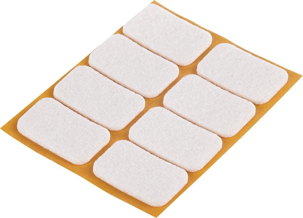 ELC Montagezubehör Filzgleiter klebend weiß 22x36mm Inh.8 St. von ELC