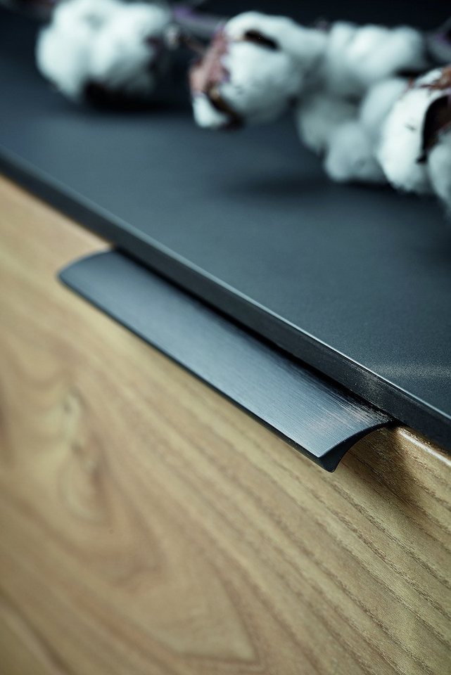 ELC Montagezubehör Format Möbelgriff Edge Straight 40 mm matt schwarz von ELC