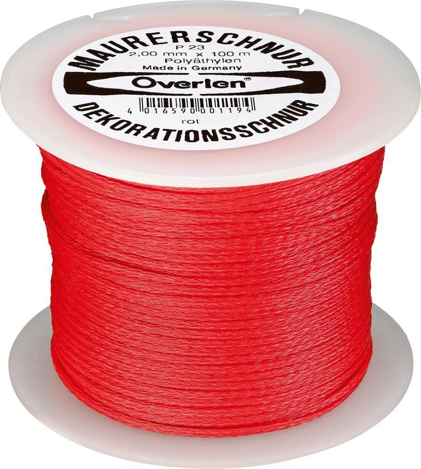 ELC Schlagschnur Overmann Maurerschnur PE 2,0mm 100m rot ELC Schlagschnur Overmann Maurerschnur PE 2,0mm 100m rot von ELC