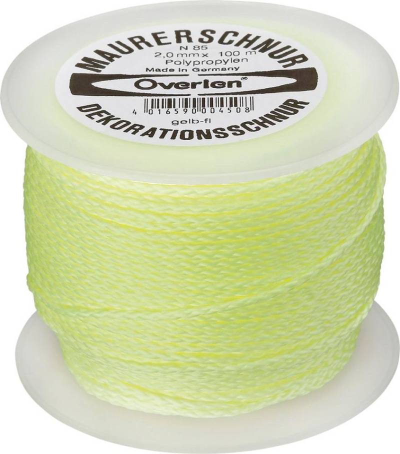 ELC Schlagschnur Overmann Maurerschnur Polypropylen. 2,0 mm, 100 m gelb von ELC