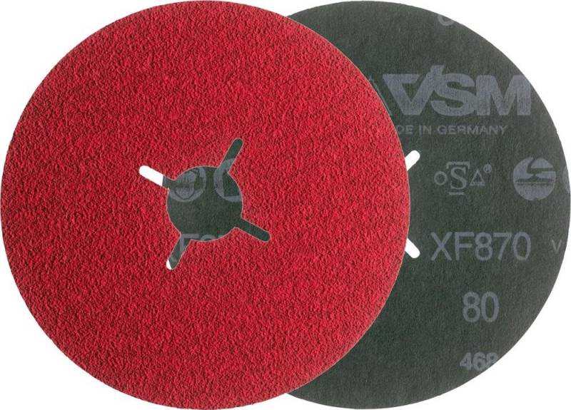 ELC Schleifscheibe Fiberschleifscheibe Keramik 180mm K24 VSM von ELC