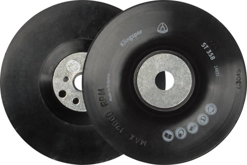 ELC Schleifscheibe Gummistützteller 180mm/M 14 Klingspor von ELC