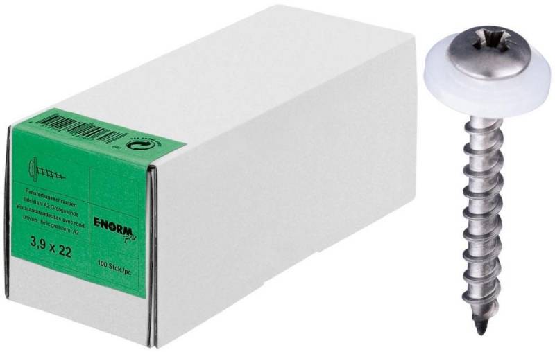ELC Schraube Fensterbankschraube A2 4,0x38 Grobgew. E-NORMpro ELC Schraube Fensterbankschraube A2 4,0x38 Grobgew. E-NORMpro von ELC