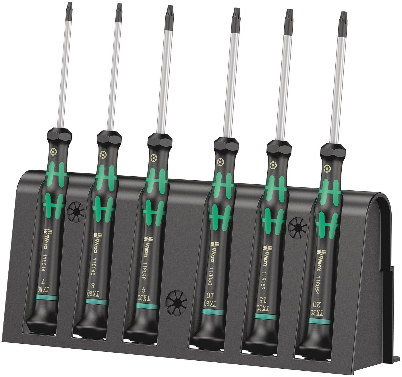 ELC Steckschlüssel Wera 2067/6 Elektronik TORX® BO Schraubendrehersatz + Rack von ELC