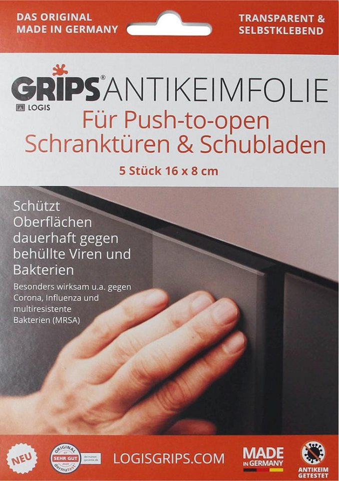 ELC Türbeschlag LOGIS GRIPS Antikeimfolie Push-to-open von ELC