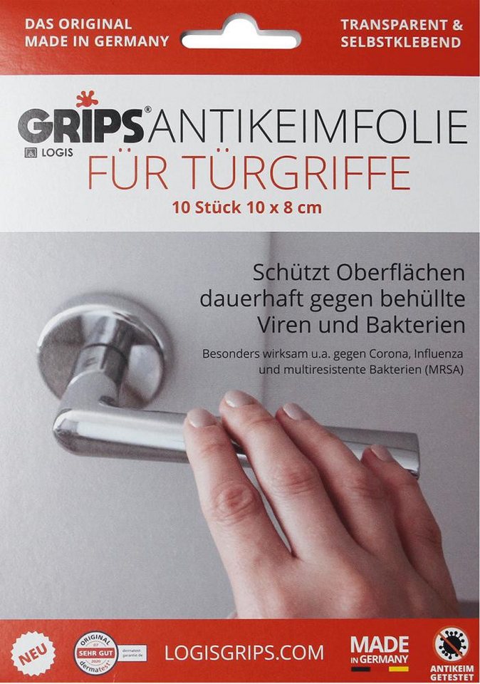 ELC Türbeschlag LOGIS GRIPS Antikeimfolie Türgriffe von ELC