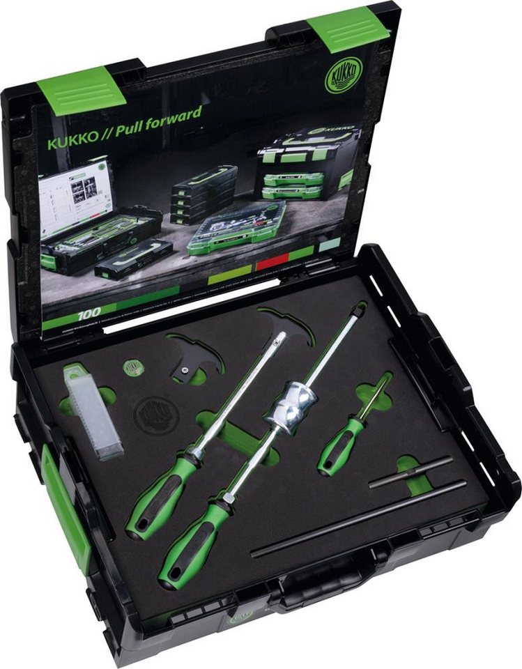 ELC Zahnkranzabzieher Dichtring-Auszieher-Satz L-Box KUKKO ELC Zahnkranzabzieher Dichtring-Auszieher-Satz L-Box KUKKO von ELC